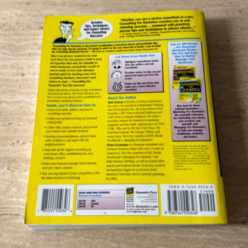 Consulting for Dummies®