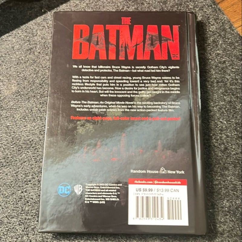 Before the Batman: an Original Movie Novel (the Batman Movie)