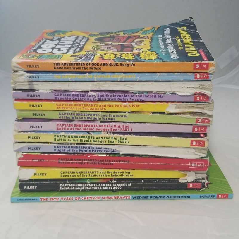 Captain underpants 13 clearance book set