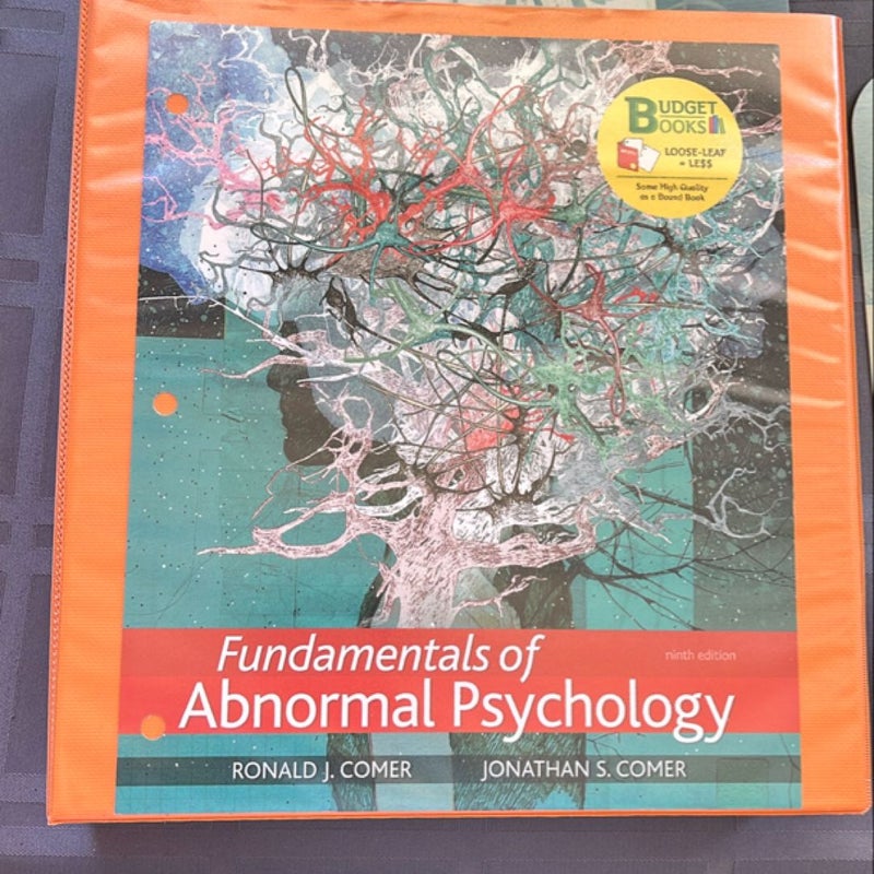 Loose-Leaf Version for Fundamentals of Abnormal Psychology