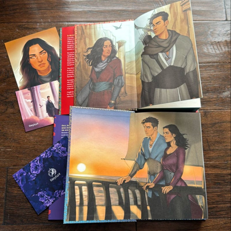 Spice Road and Serpent Sea - Fairyloot signed exclusive editions