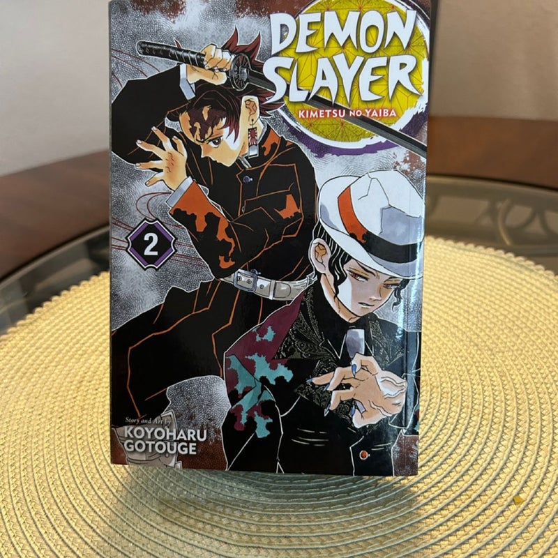 Demon Slayer: Kimetsu No Yaiba, Vol 1, 2 & 3