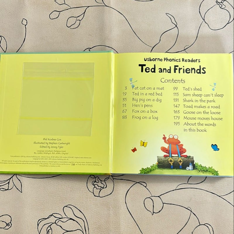 Usborne Phonics Readers Ted and Friends