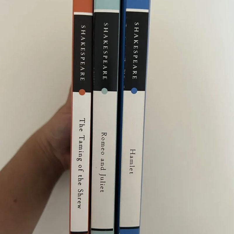 Shakespeare RSC Hamlet, Romeo And Juliet, Taming Of The Shrew Library Classic