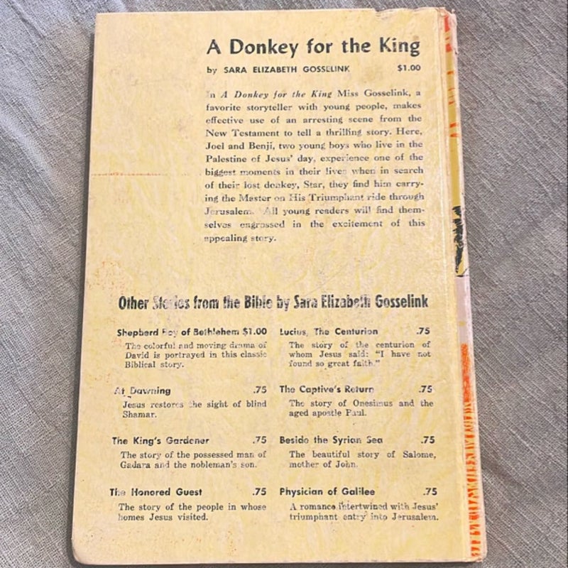 A Donkey for the King