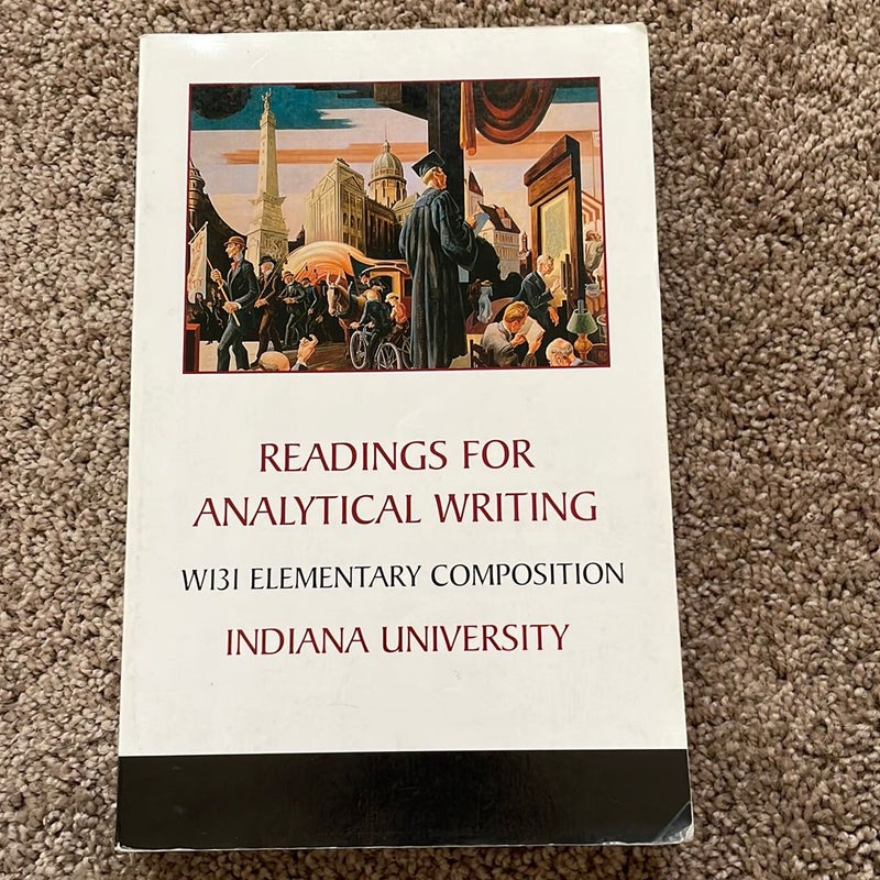 CP Readings for Analytical Writing Indiana University
