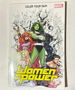 Color Your Own Women of Power-MARVEL