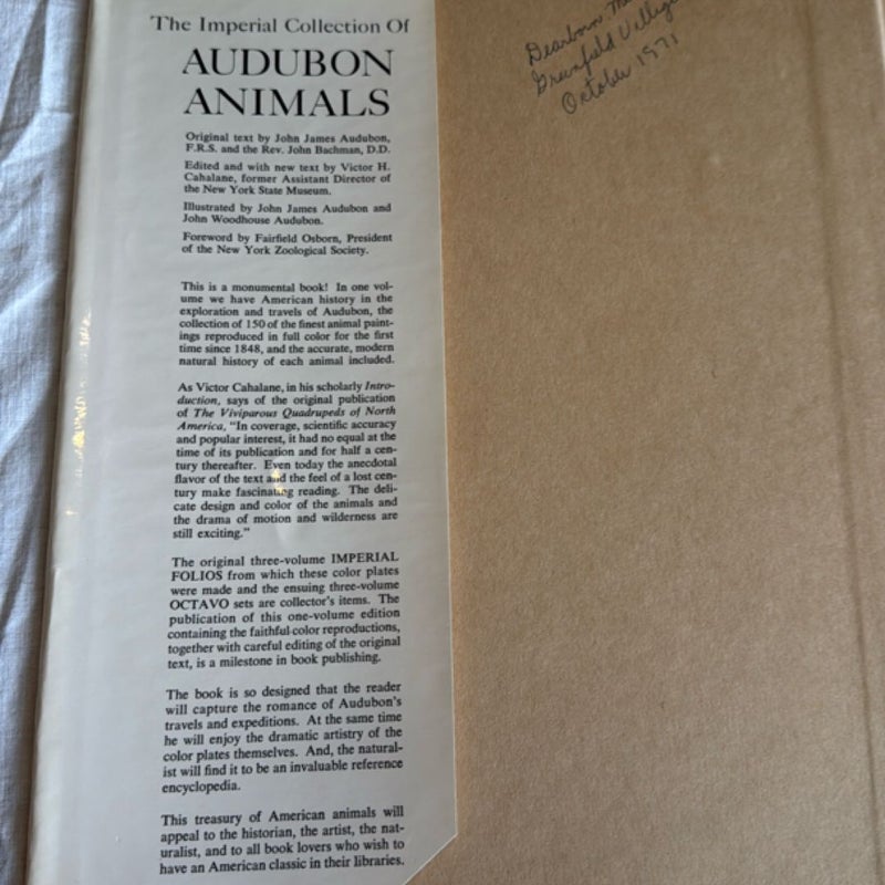 The Imperial Collection of Audubon Animals