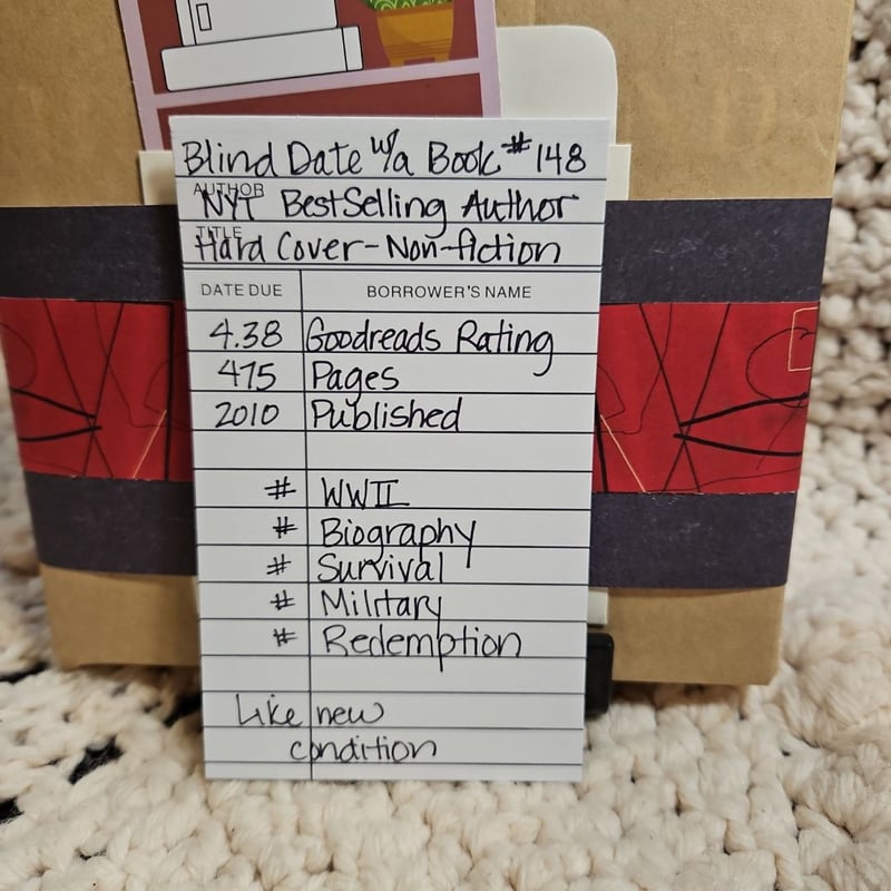 Blind Date with a Book #148 by NYT Bestselling Author , Hardcover ...