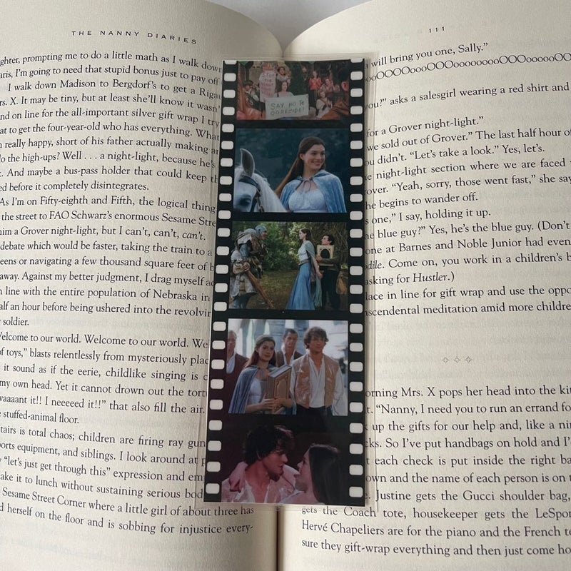 Ella Enchanted film strip bookmark