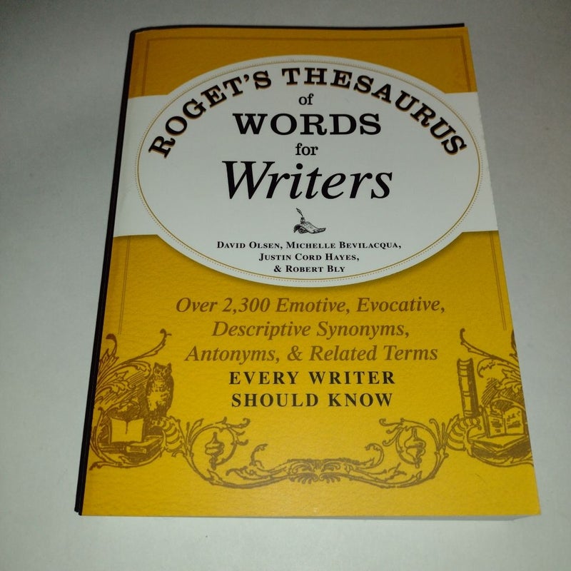 Roget's Thesaurus of Words for Writers