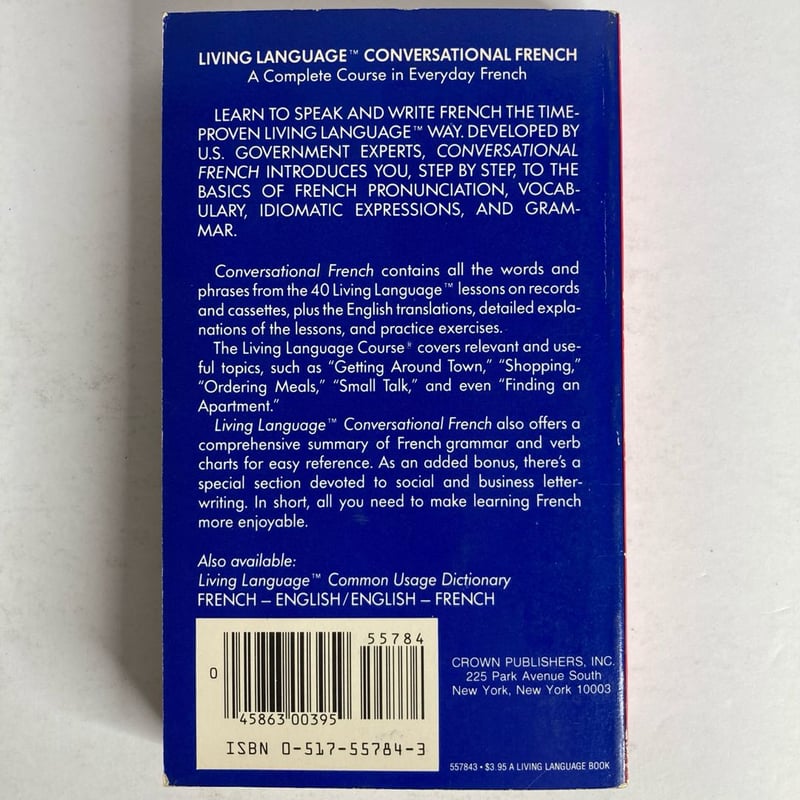 Living Language Basic Course by Liliane Lazar
