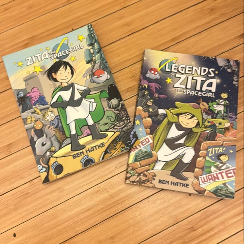 Two titles: Zita the Spacegirl and Legends of Zita, the Space Girl