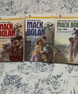 Don Pendleton's Mack Bolan lot of 3