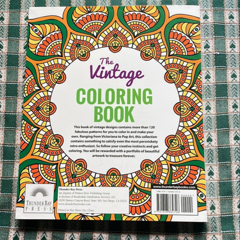 The Vintage Coloring Book