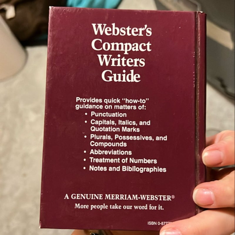 Webster's Compact Writer's Guide