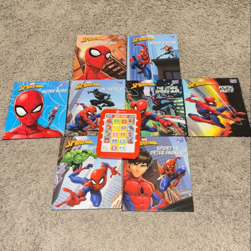 Marvel Spider-Man: Me Reader 8-Book Library and Electronic Reader Sound Book Set