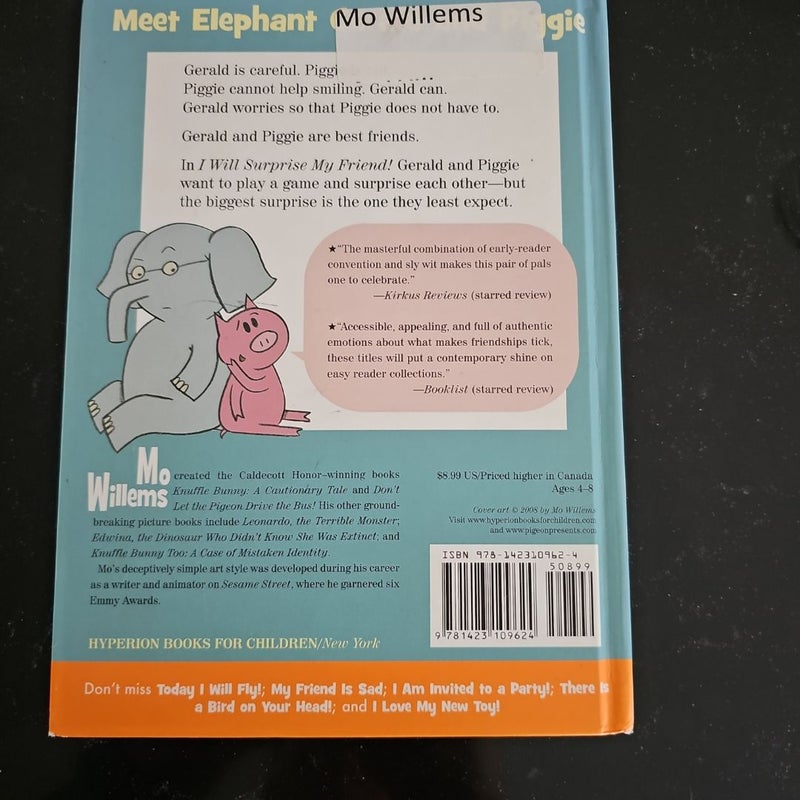 I Will Surprise My Friend!-An Elephant and Piggie Book