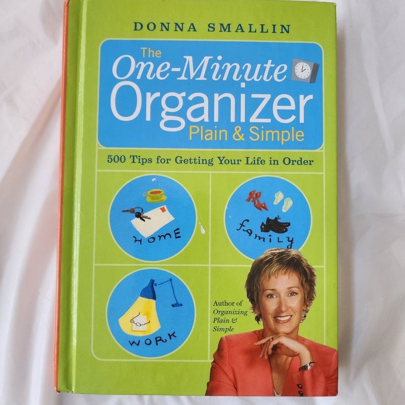 One Minute Organizer Plain and Simple Book Bundle