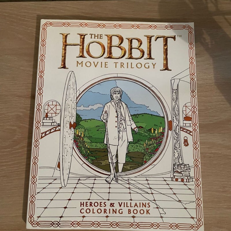 The Hobbit Movie Trilogy: Heroes & Villains Coloring Book