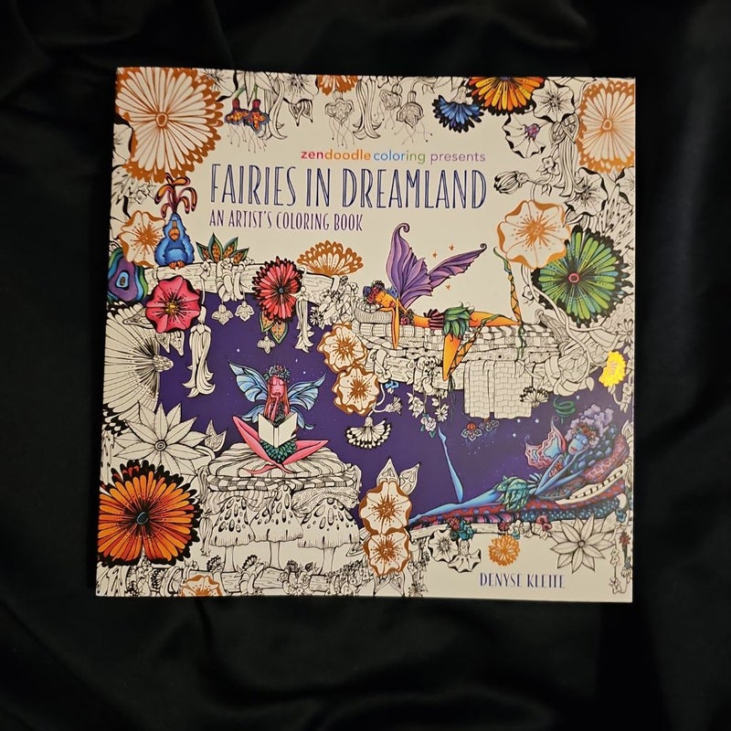 Zendoodle Coloring Presents Fairies in Dreamland