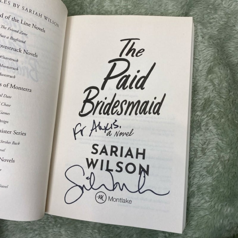 The Paid Bridesmaid