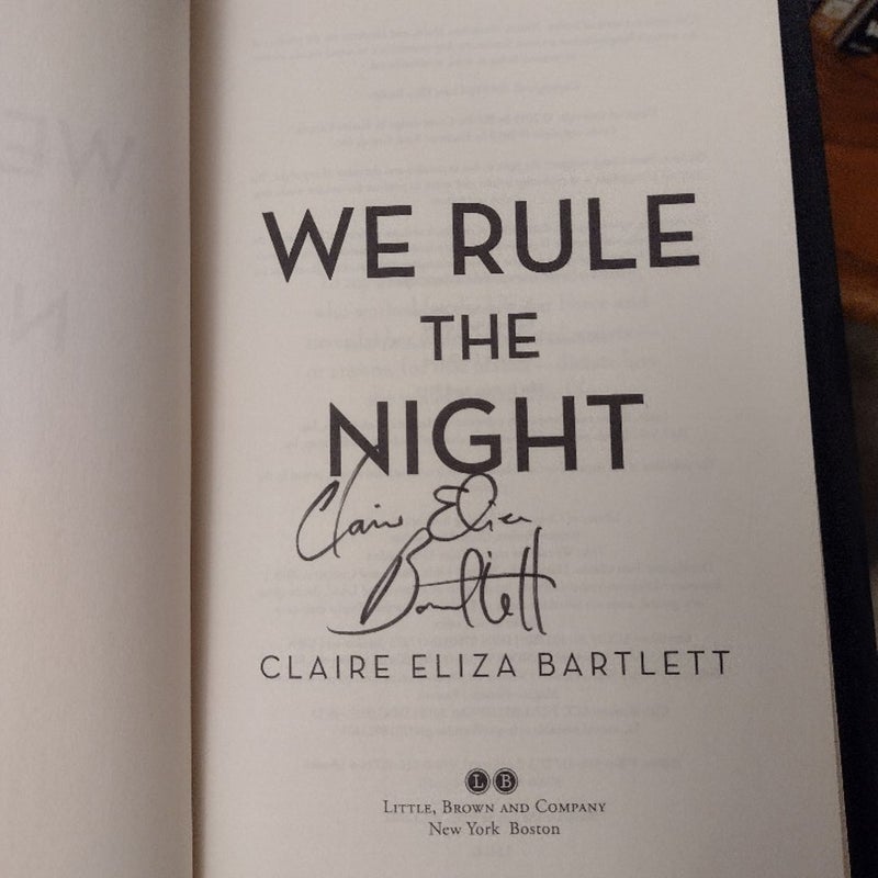 We Rule the Night: Signed