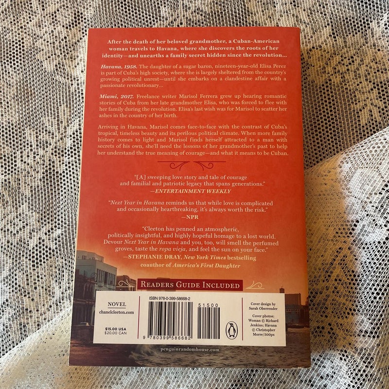Next year in havana by chanel cleeton paperback pangobooks