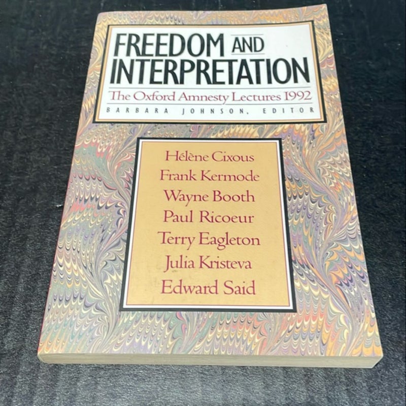 Freedom and Interpretation