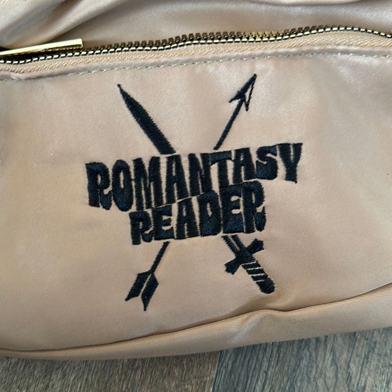 Bookish Box Romantasy Reader Crossbody Bag (From blood and ash)