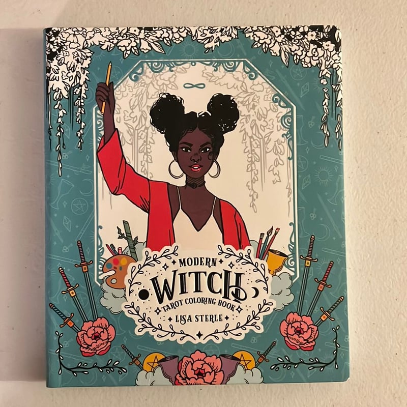 Modern Witch Tarot Coloring Book by Lisa Sterle, Paperback Pangobooks