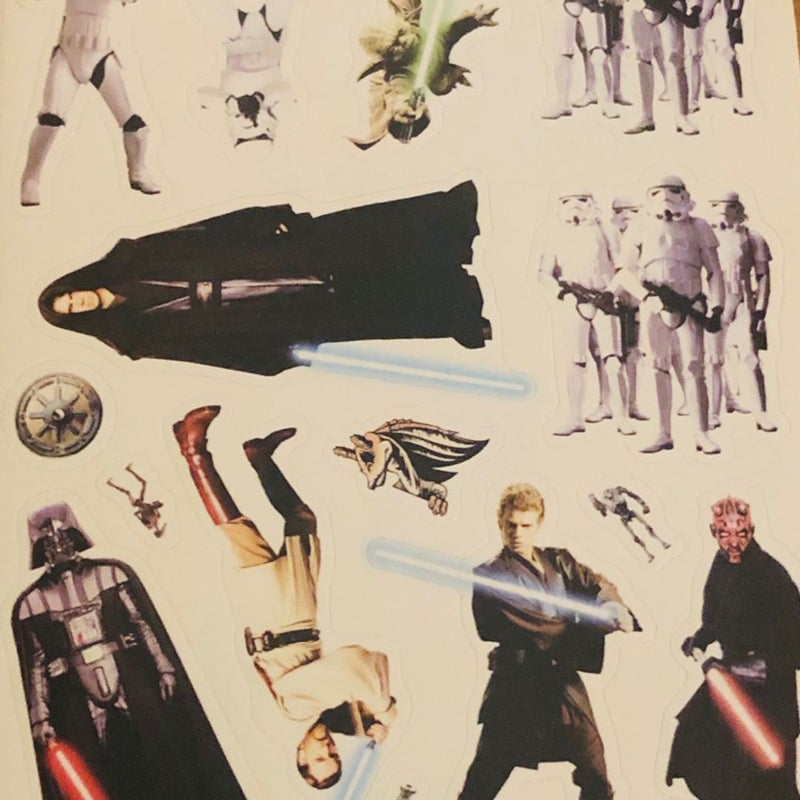 STAR WARS collection Mini sticker Activity coloring book