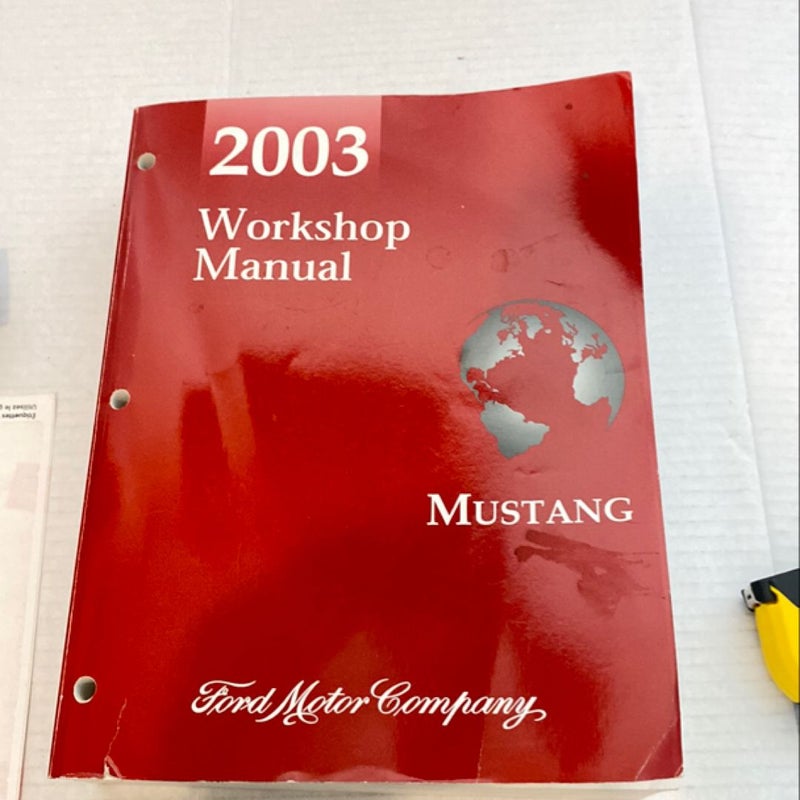 2003 workshop, manual, mustang Ford motor company (473)