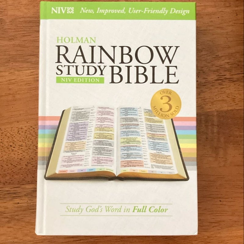 NIV Rainbow Study Bible, Jacketed Hardcover
