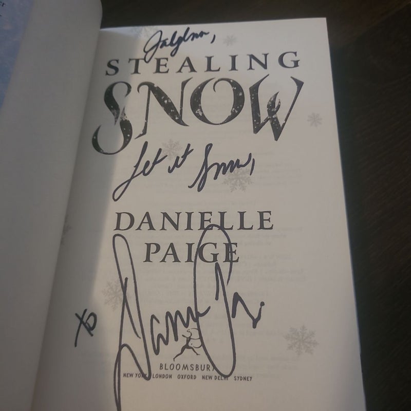 SIGNED Stealing Snow