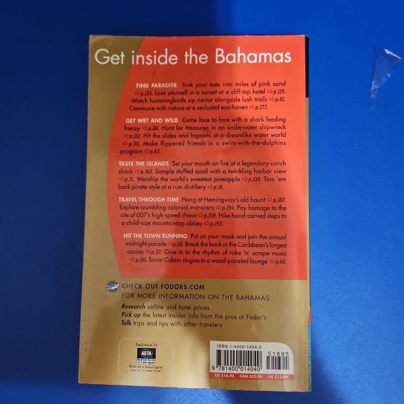 Fodor's BAHAMAS Travel Guide