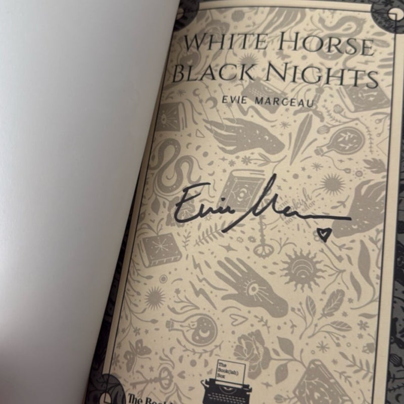 White Horse Black Nights // SIGNED BOOKISH BOX