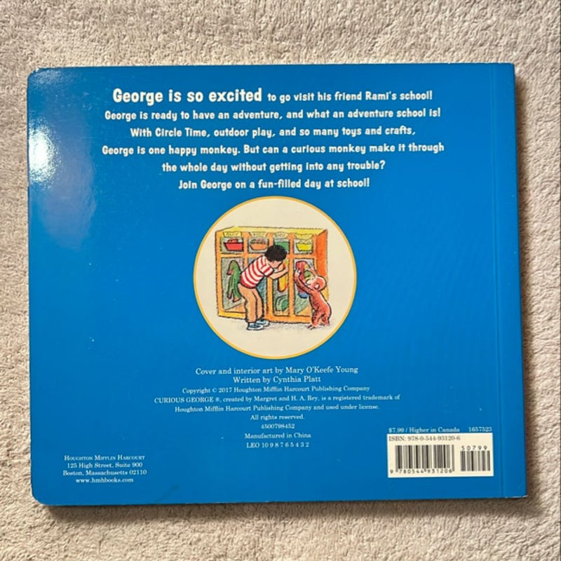 Curious George: Ready for School Tabbed Board Book