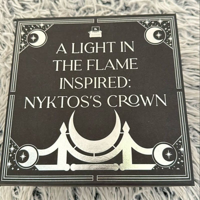 Bookish Box A Light in the Flame Nyktos’s Crown