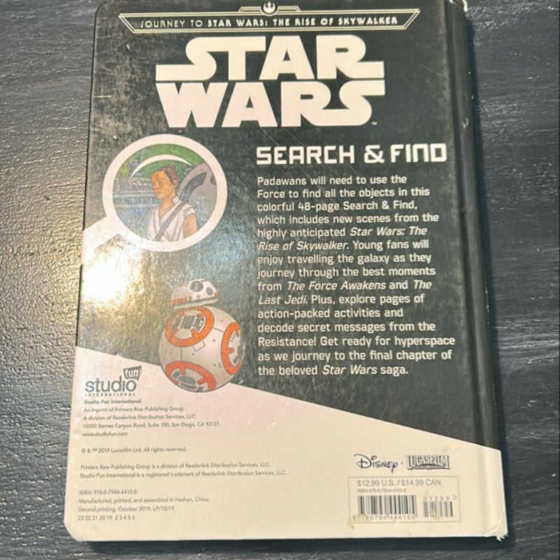 Journey to Star Wars: the Rise of Skywalker: Search and Find