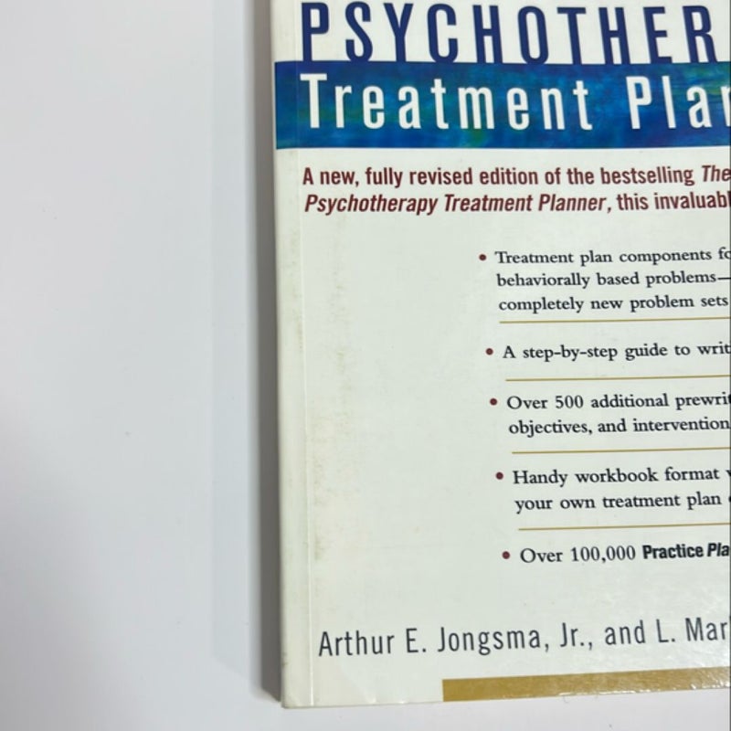 The Complete Adult Psychotherapy Treatment Planner