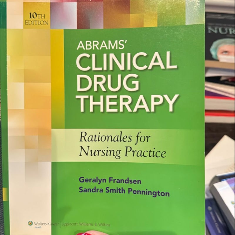 Clinical Drug Therapy