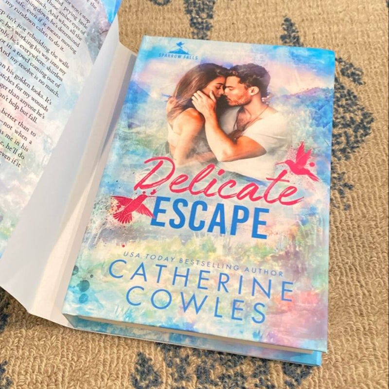 Signed - Indie Delicate Escape Catherine Cowles OOP Hardcover Discreet Dust jacket