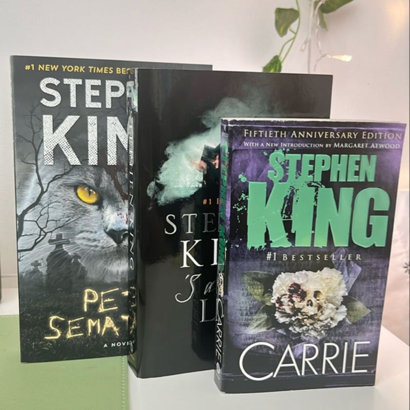 Stephen King bundle (Carrie, Pet Sematary, ‘Salem’s Lot)