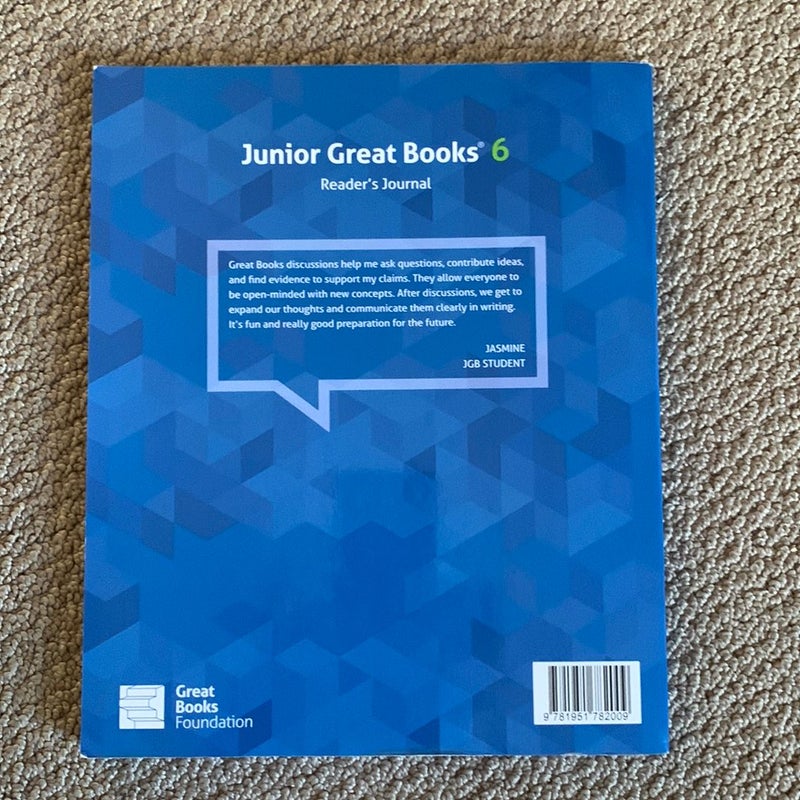 Junior Great Books Series 6 Reader's Journal