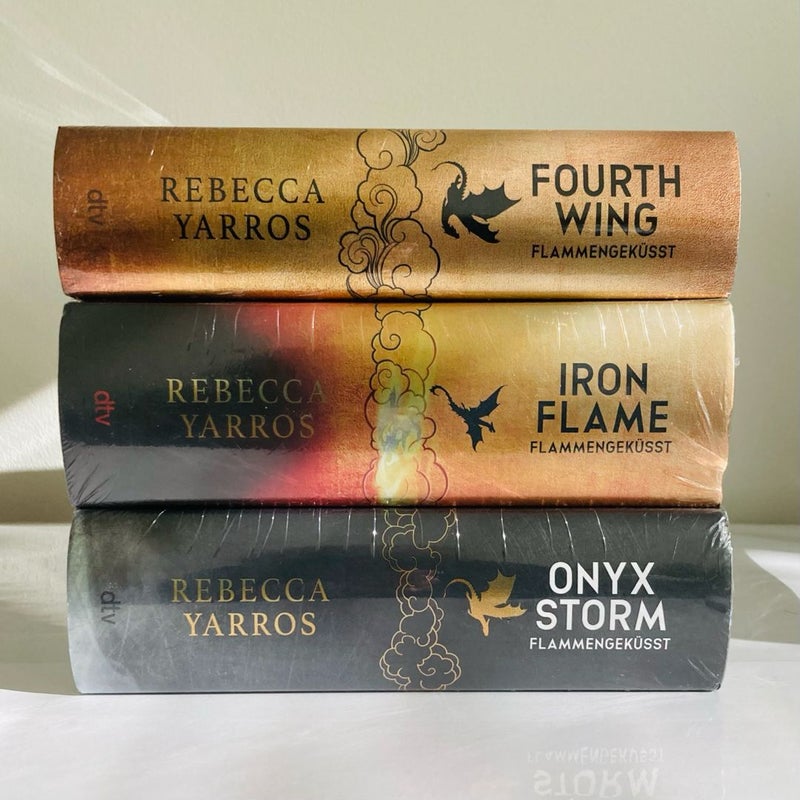 Fourth Wing, Iron Flame & Onyx Storm GERMAN Special Editions