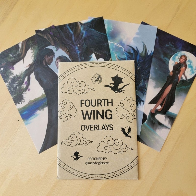 Fourth Wing Art Overlay Set