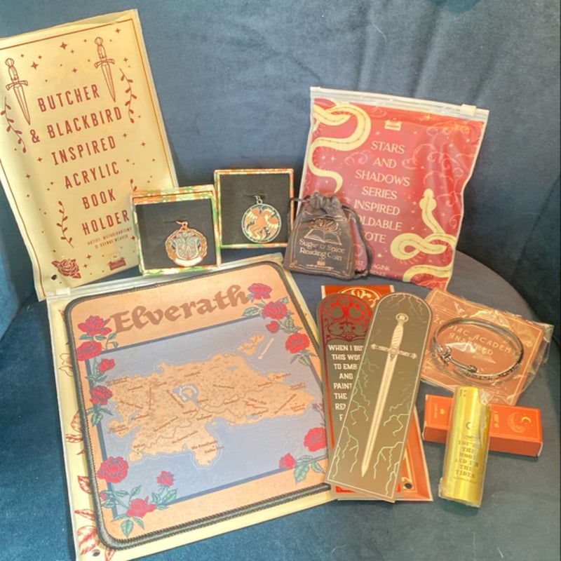 9 Bookish Box items 2023-24