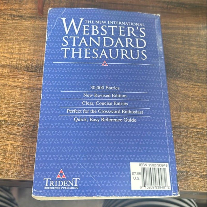 The New International Webster’s Standard Thesaurus