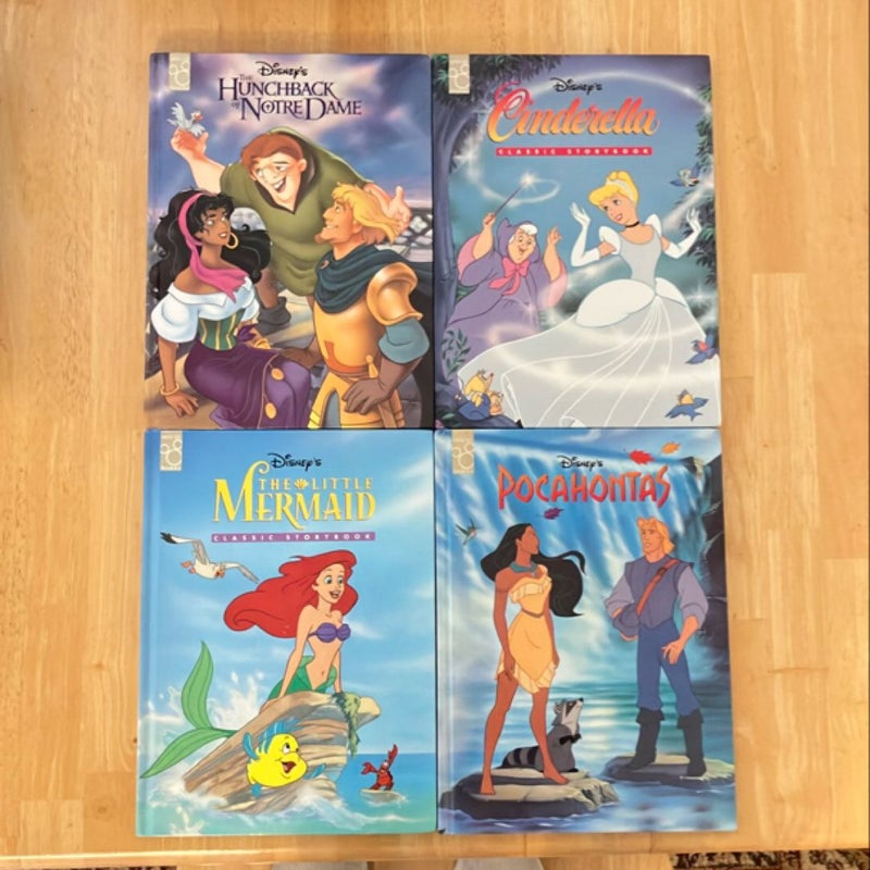 Disney Classics bundle: Hunchback, Cinderella, Little Mermaid, & Pocahontas